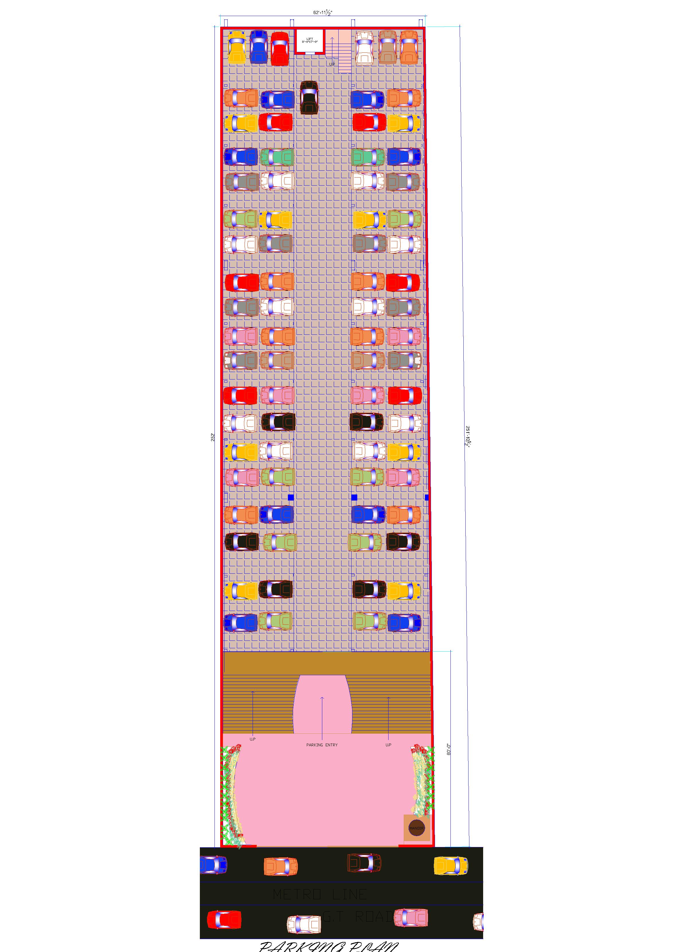 Commercial Parking Layout Delhi